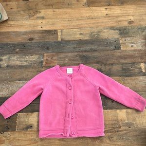 Hanna Andersson Pink Cardigan 3T